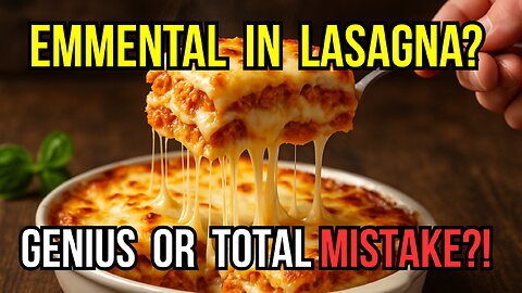 Emmental in Lasagna?! This Creamy White Sauce Recipe Changes Everything 🔥