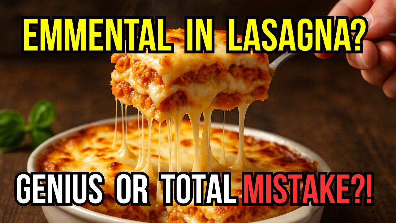 Emmental in Lasagna?! This Creamy White Sauce Recipe Changes Everything 🔥