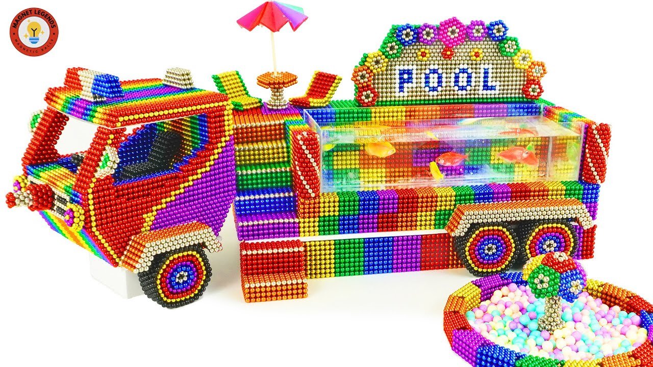 DIY CREATIVE! Make a RC Car Jeep Wrangler with Magnetic Balls