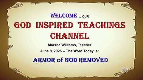 Armor of God Removed