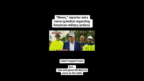 When a reporter tried to get Trump to answer when he’d strike Iran
