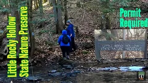 Little Rocky Hollow State Nature Preserve 4k permit only Hocking Hills Ohio