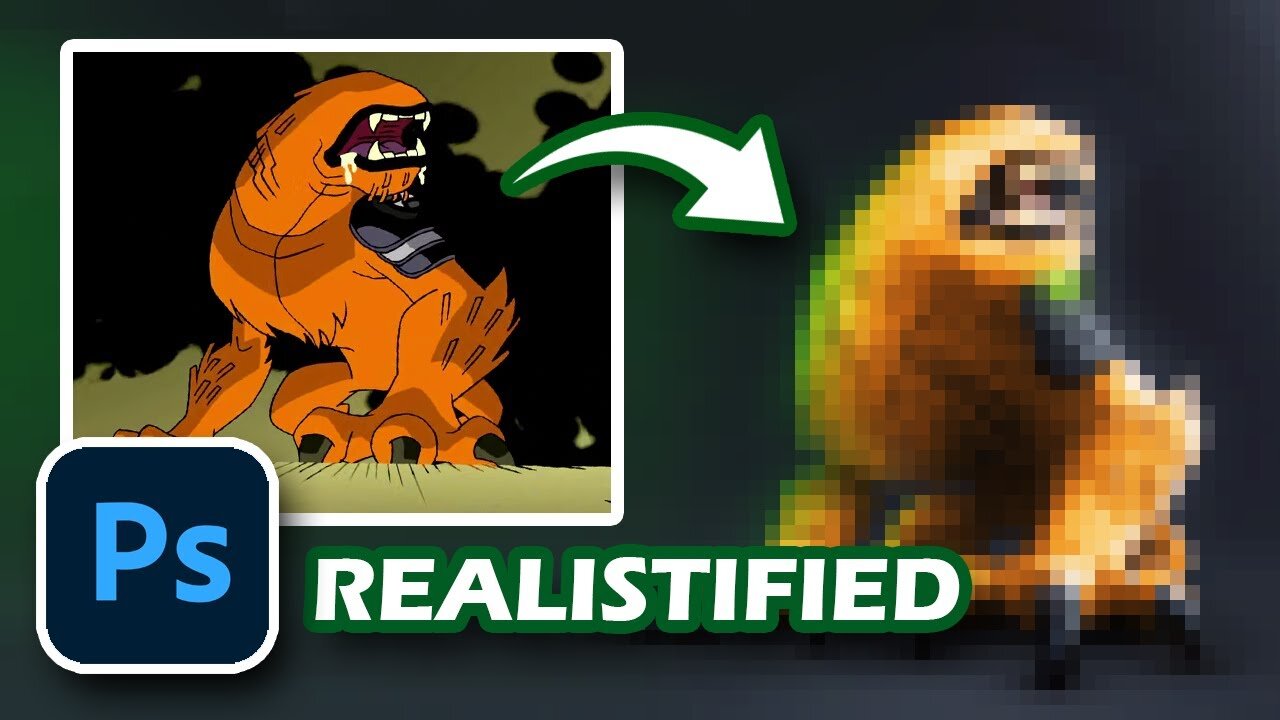 I turned Ben 10 Aliens ULTRA REALISTIC in Photoshop!