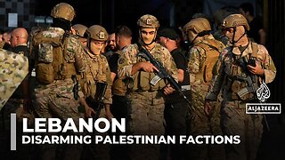 Lebanon begins disarming Palestinian groups in refugee camps