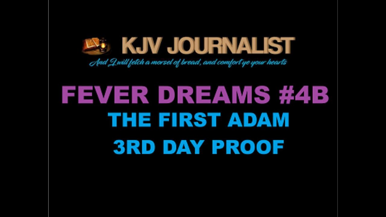 FEVER DREAMS #4B-THE FIRST ADAM 3RD DAY PROOF