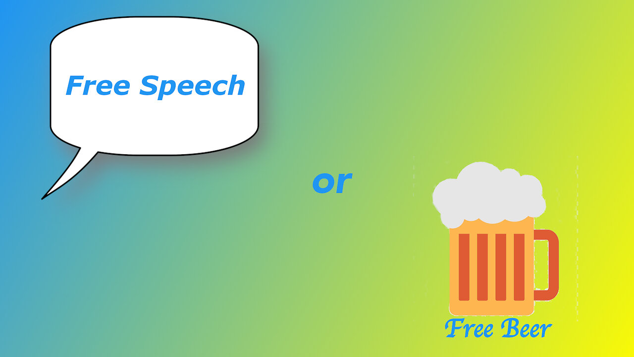 Free Speech or Free Beer - Negative Rights