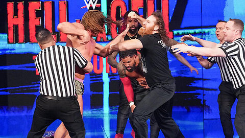 Riddle attacks Sami Zayn & The Bloodline: SmackDown, June 3, 2022 @wwefree