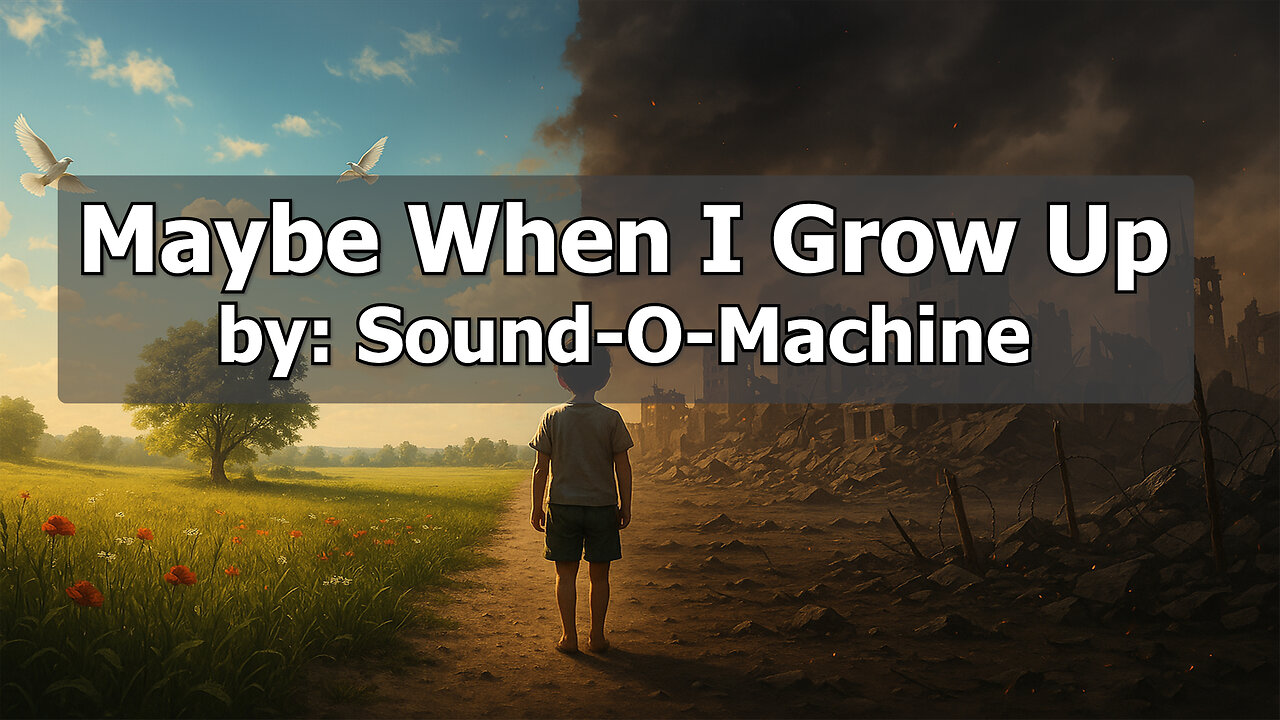 Maybe When I Grow Up | Official Lyric Video | 🎵 A Song for Children Affected by War