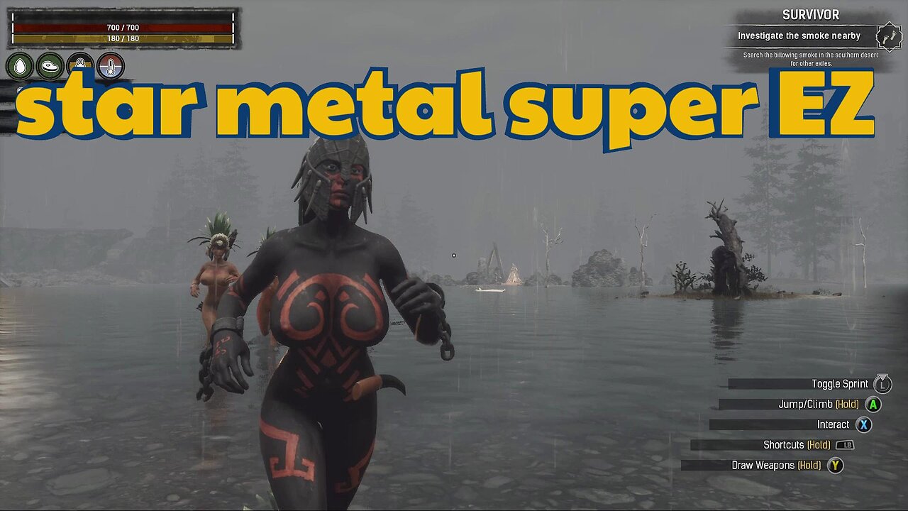 Conan Exiles Naked beginners guide EZ star metal busty boobs breast expansion tits