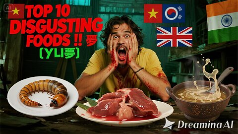 10 Most Disgusting Foods Around the World!!