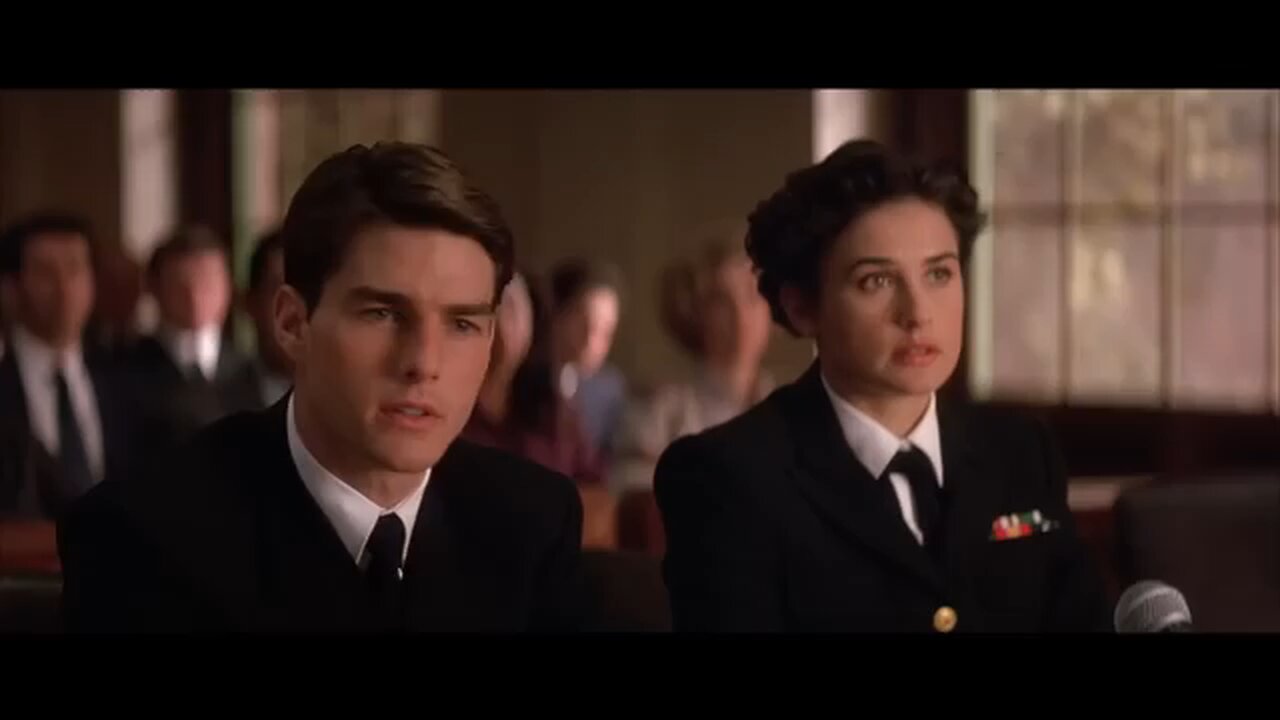 Col. Jessup loses it on Lt. Kaffee