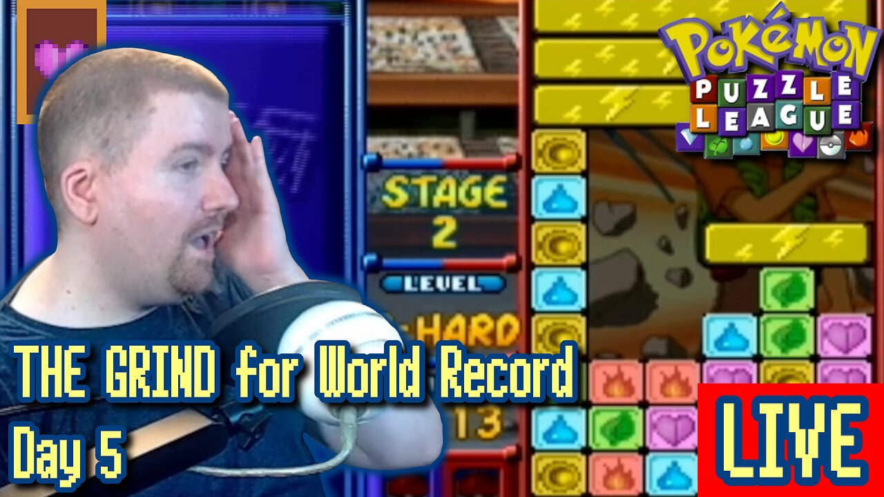 Day 5 of THE GRIND That Goes On and On, My Doods! [Pokémon Puzzle League Speedruns]