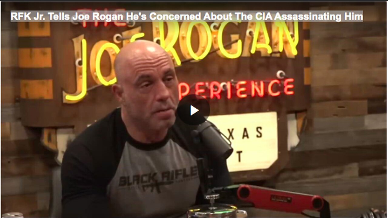 "RFK Jr. Expresses Concern About Potential CIA Assassination on Joe Rogan Show"