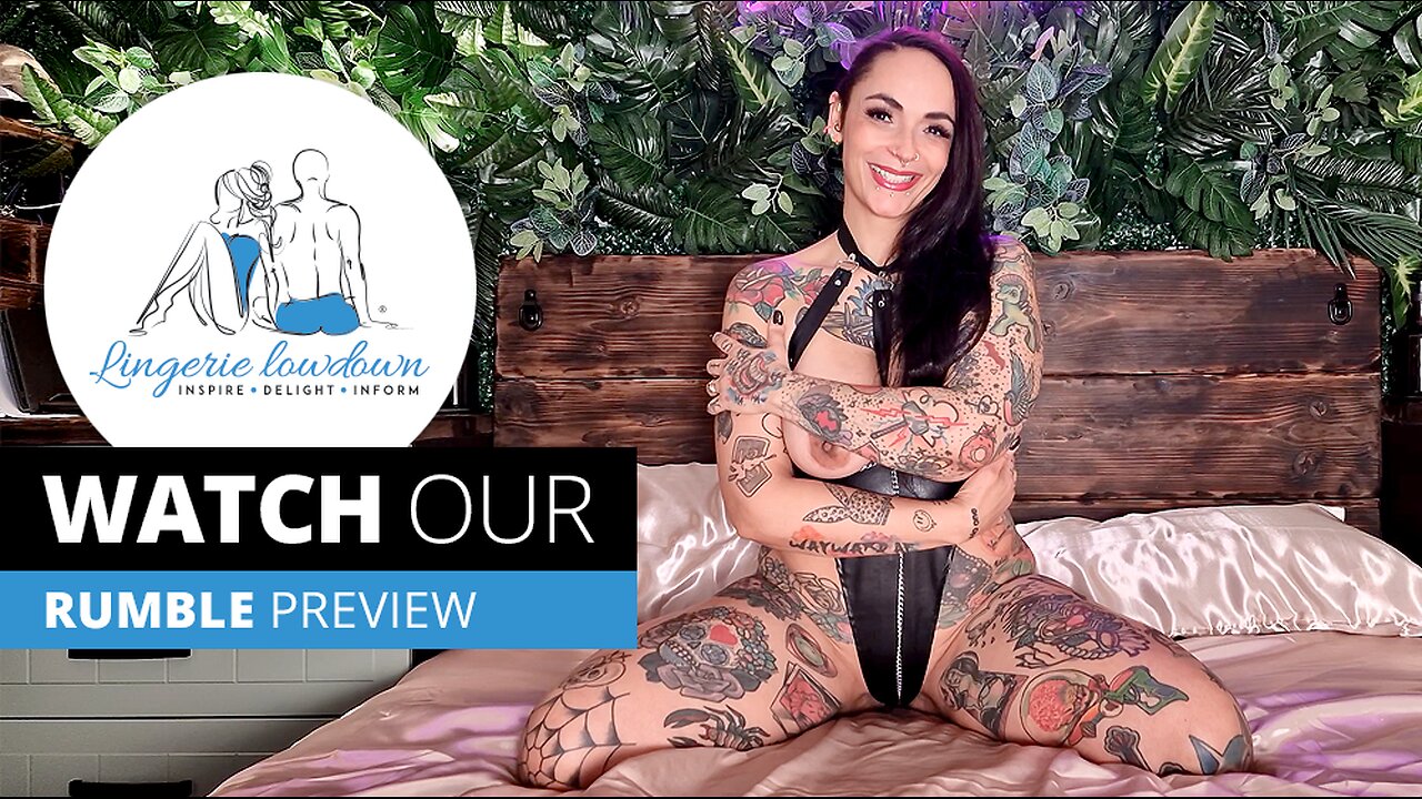 November Reign reviews Music Legs wet look back lace up teddy with attached chain