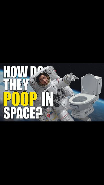 How Astronauts Poop in Space! 😨💩 #SpaceFacts #Shorts
