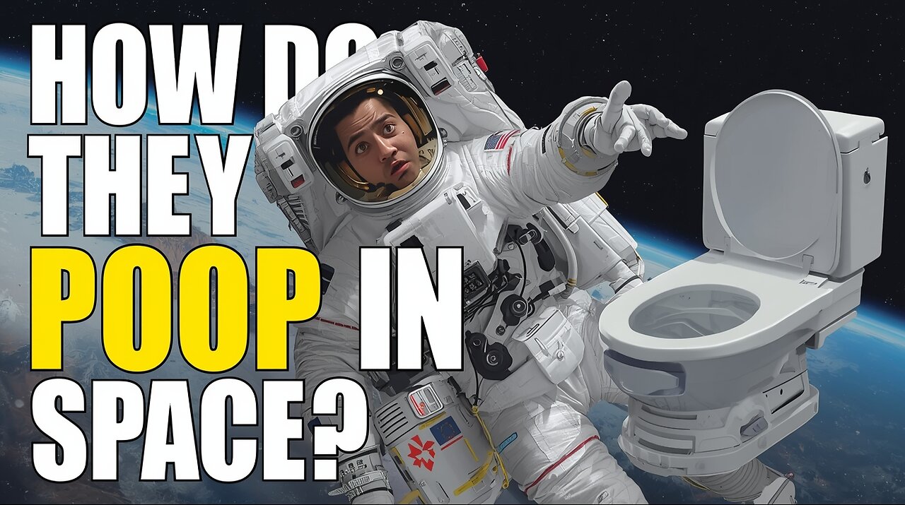 How Astronauts Poop in Space! 😨💩 #SpaceFacts #Shorts