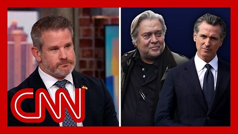 Adam Kinzinger on Newsom having Bannon on podcast: 'This is nuts'