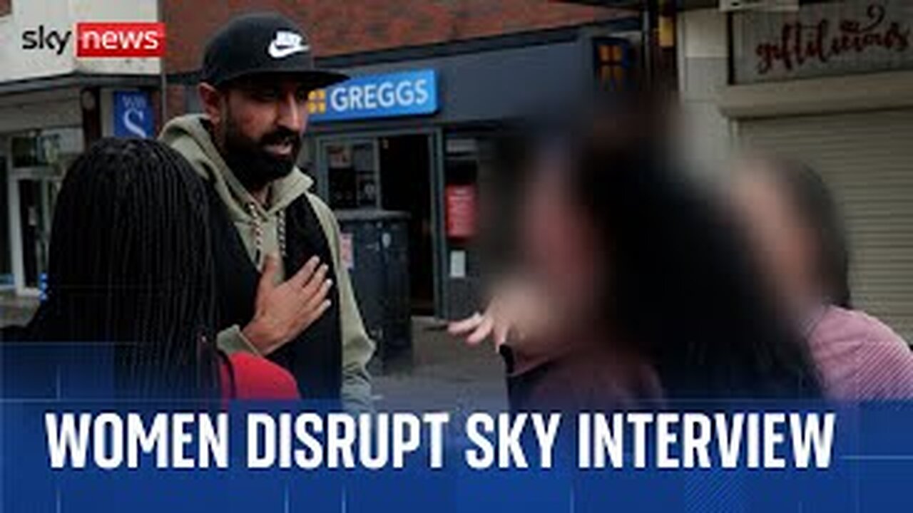 Police probe after Sky interview with businessman disrupted by women shouting