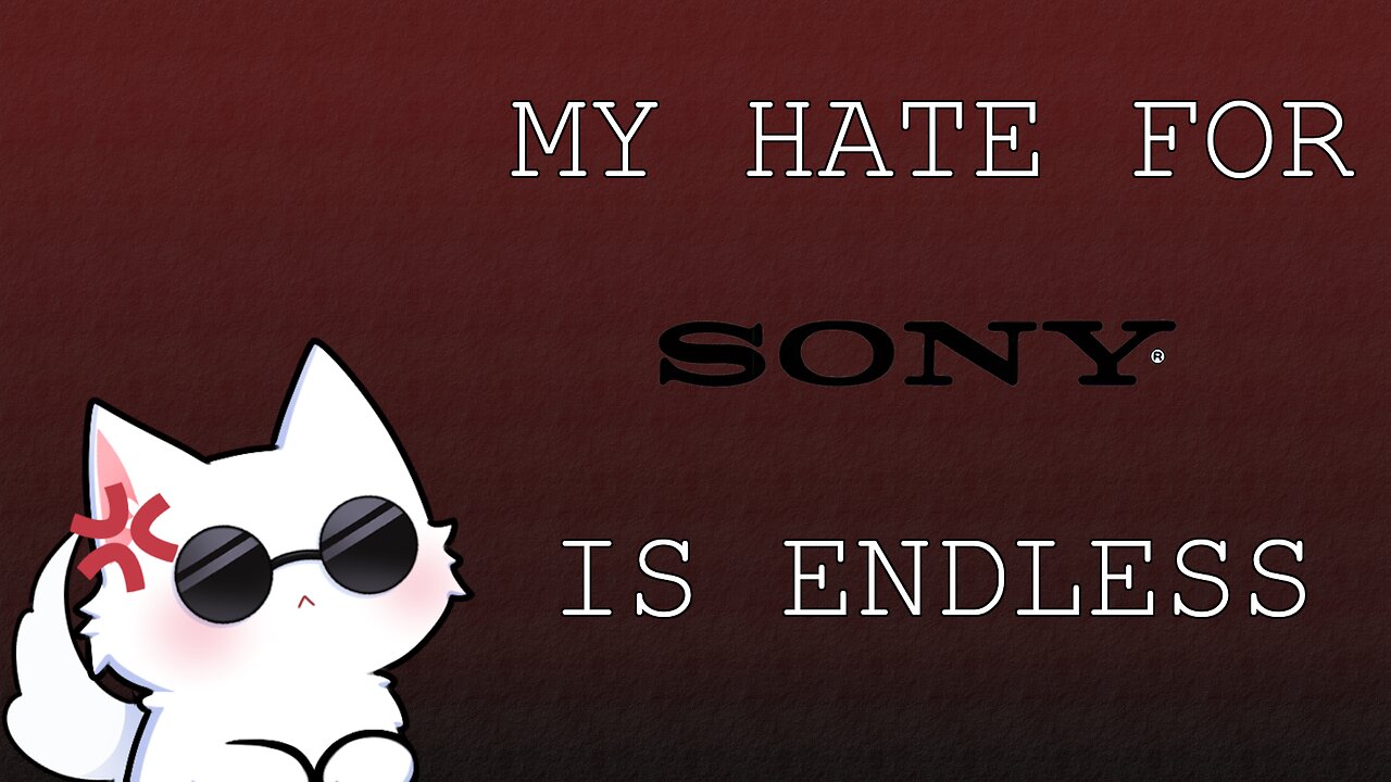 My Hate For Sony is ENDLESS!