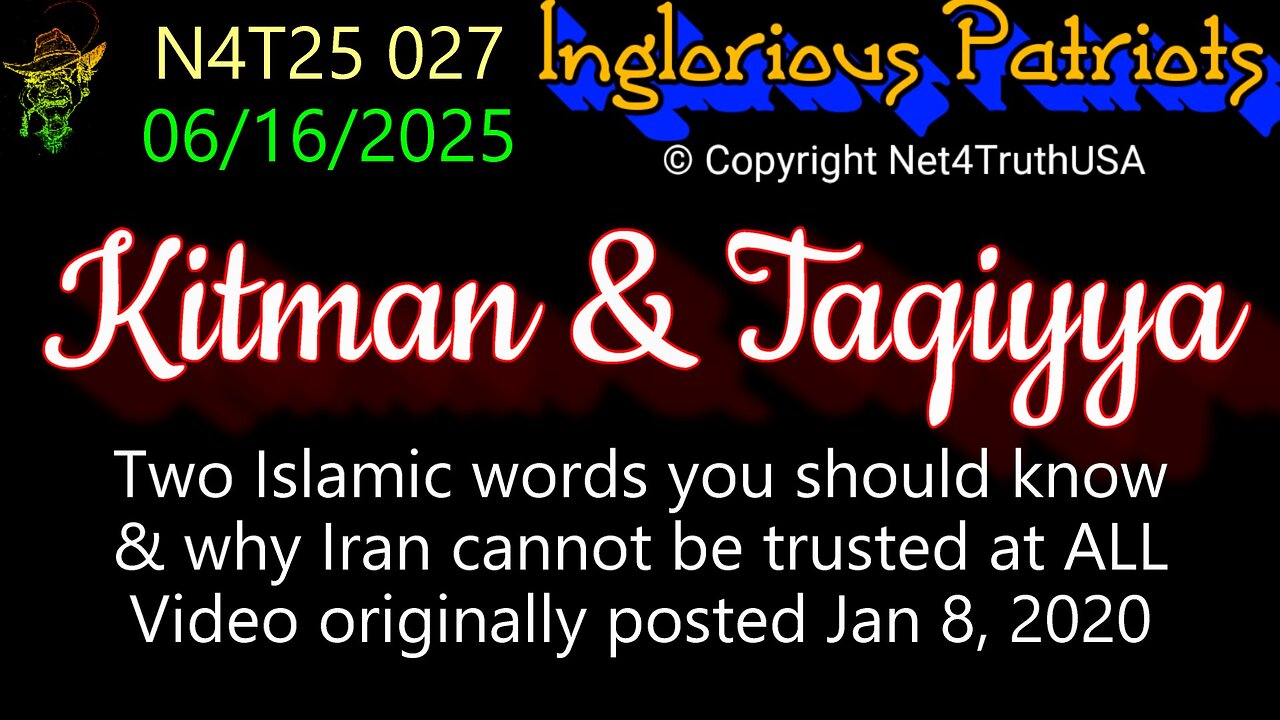 N4T25 027 - Kitman & Taqiyya — Two Islamic words you should know