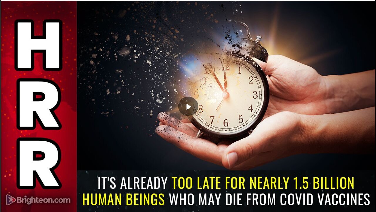 "Nearly 1.5 Billion People Potentially at Risk of Death from COVID Vaccines"