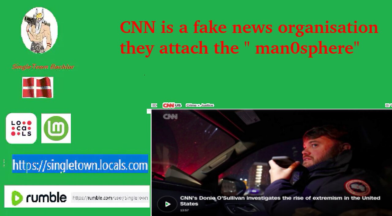 CNN tell lies about the " man0sphere"