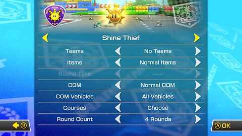 Mario Kart 8 Deluxe (Battle Mode - Shine Thief & Renegade Roundup)