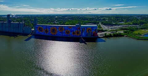 Maumee River Grain Elevators Toledo August 2025
