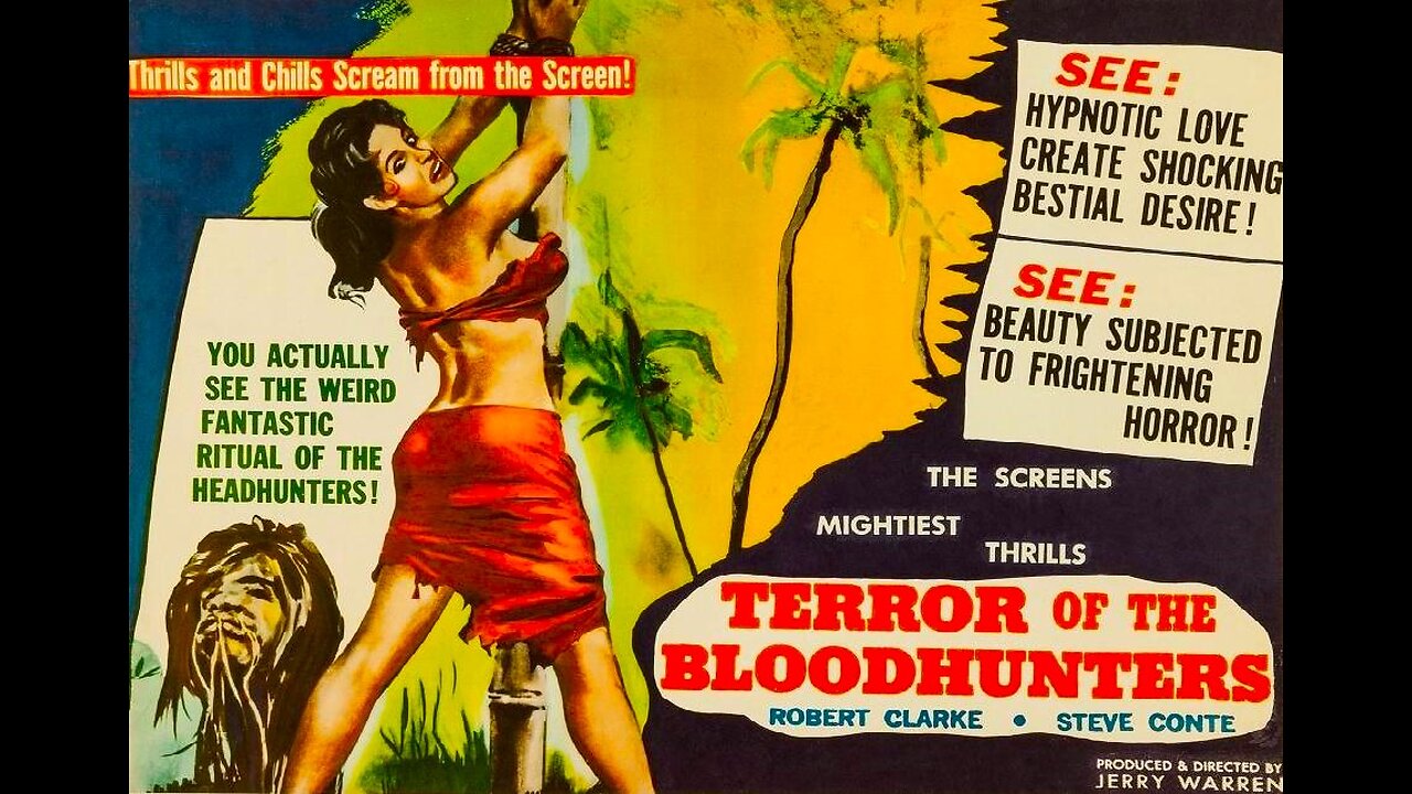 TERROR OF THE BLOODHUNTERS 1962 Escaped Prisoner Contends with Amazon Jungle Dangers FULL MOVIE