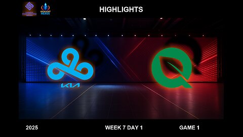 C9 vs FLY Highlights Game 1 - LCS W7D1 Split 2 2025 LTA North - Cloud9 vs FlyQuest G1