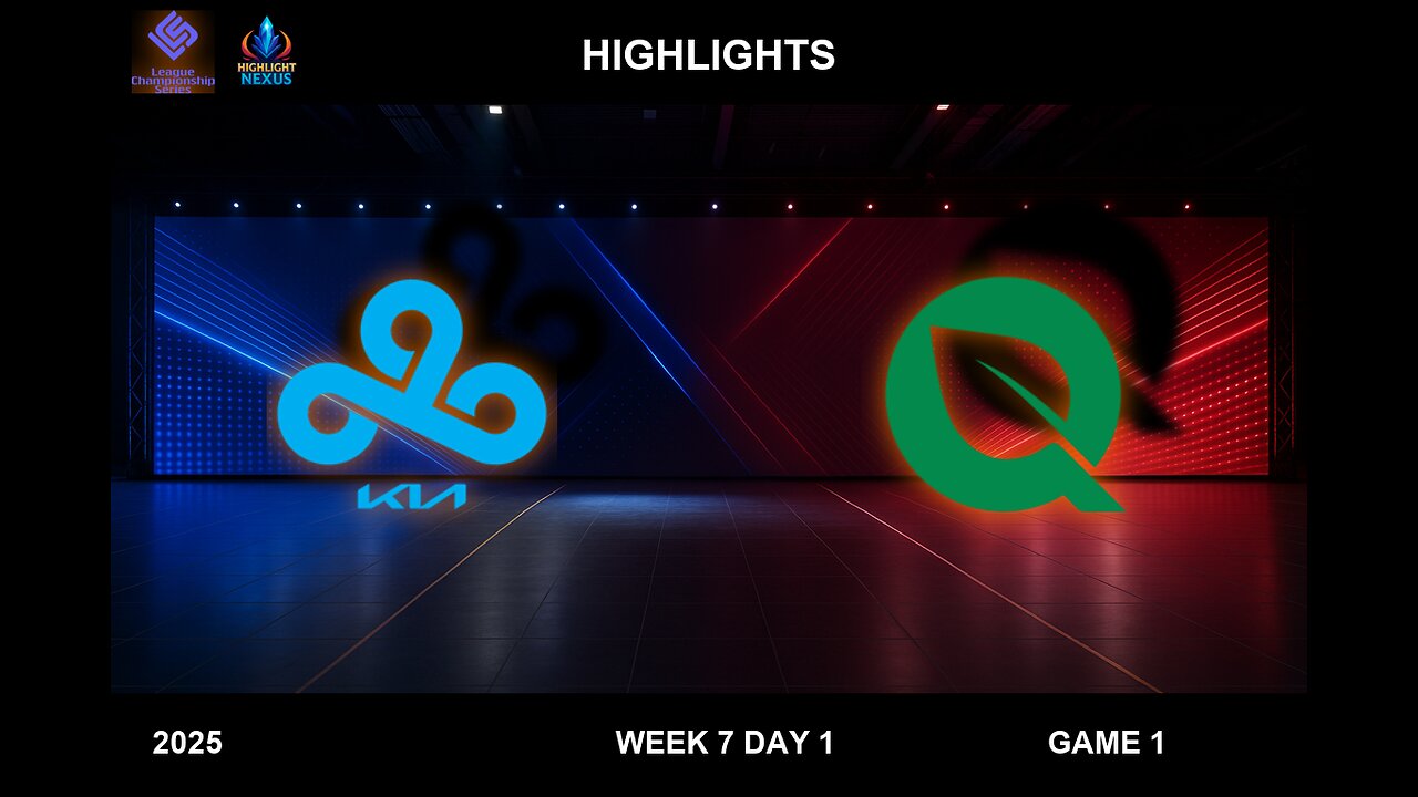C9 vs FLY Highlights Game 1 - LCS W7D1 Split 2 2025 LTA North - Cloud9 vs FlyQuest G1