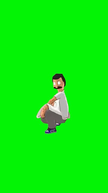 Bob Belcher Dancing to 7 Rings | Green Screen #bobbelcher #bobsburgers #bobsburgersclips