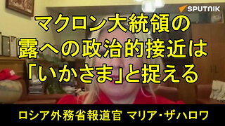 ザハロワ報道官、フランスのロシアへの接近は、いかさまと捉える。