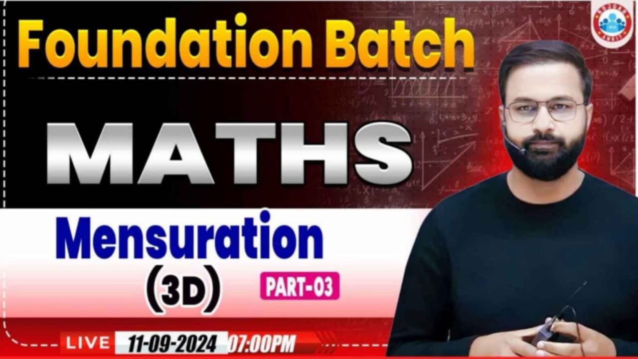 MATH CLASS, MENSURETION 3D CLASS #3