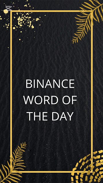 Binance Word Of The Day. Theme: Binance 8YA. 07/07/2025