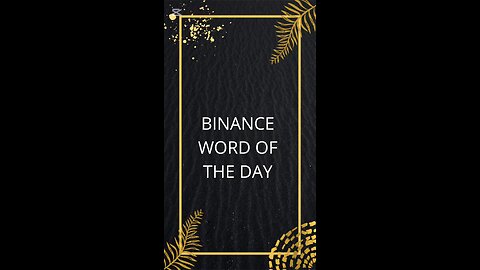 Binance Word Of The Day. Theme: Binance 8YA. 07/07/2025