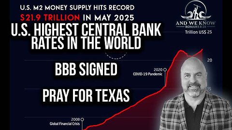 7.6.25: Big Beautiful Bill signed, M2 money supply, The FED playing games against the USA, TEXAS, Pray!