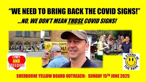 "We need to bring back the COVID signs!"