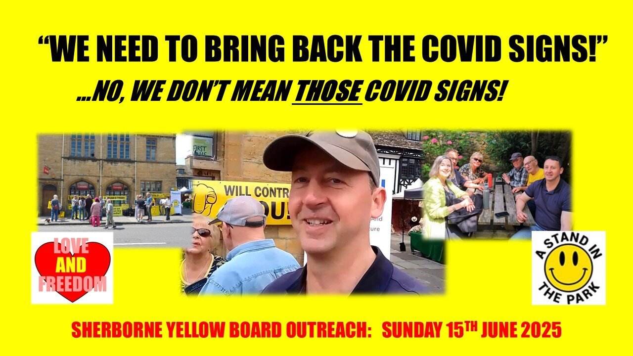 "We need to bring back the COVID signs!"