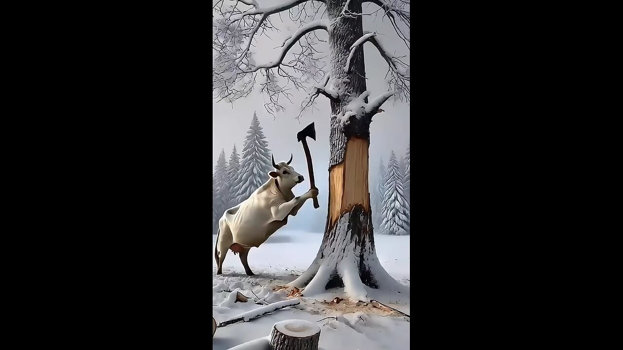 Beautiful story of hardworking cow and monkey _shorts _animals _trendingshorts _ytshorts _viral _ai