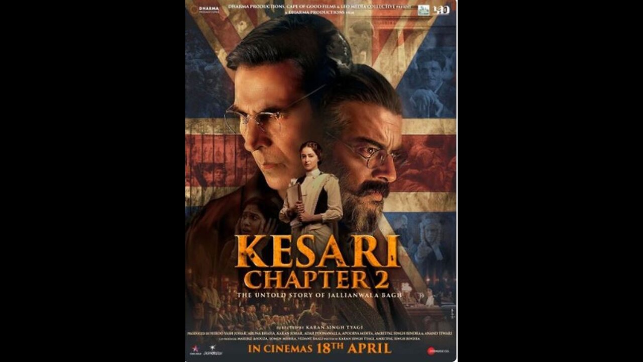 Kesari Chapter 2 (2025) #Action #akshaykumar #rmadhavan #ananyapandey #history #british #amritsar