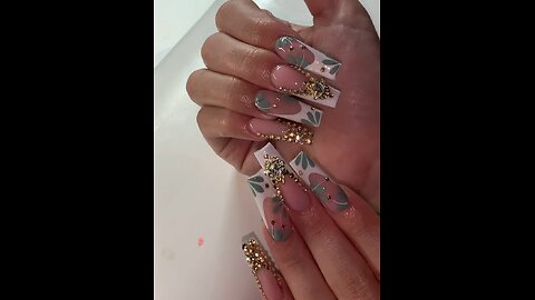💎 Elegant French Stones Nail Art | Classy Long Nails Design 2025 ✨