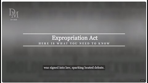 South African mafia government Expropriation Bill In January 2025 to steal your land