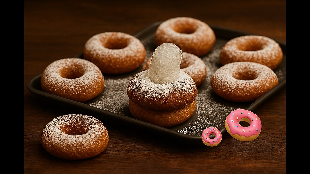 Explosive Science 🍩 The Baking Soda & Vinegar Donut Experiment
