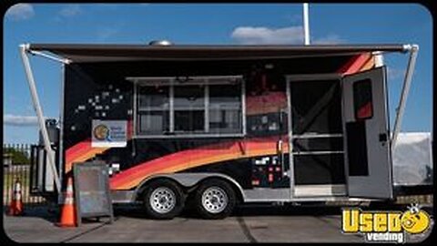 2021 8.5' x 18' Freedom Kitchen Food Concession Trailer with Pro-Fire System
