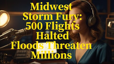 Midwest Storm Fury: 500 Flights Halted, Floods Threaten Millions