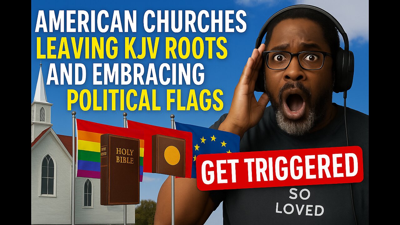Get Triggered- Reaction to "American Churches Leaving KJV Roots and Embracing Political Flags"