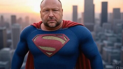 Superman Alex Jones in Los Angeles June 2025