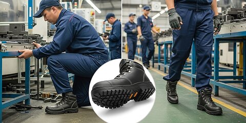 Why High Ankle Safety Shoes Are Essential for Factory Workers