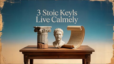 Stoicism 3 Keys to Live with Calm Today /The Thinker